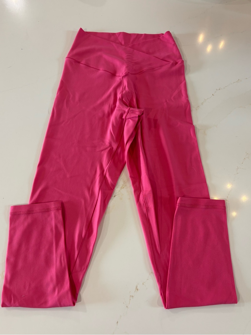 Aerie Offline Crossover Vibrant Pink Leggings